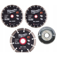 Комплект алмазних дисків PROMO DU 230+125+Fixtec гайка XL MILWAUKEE MILWAUKEE ACC 4932478957