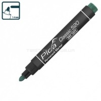 Маркер перманентний Pica Classic 520/36 Permanent Marker bullet tip, зелений PICA 520/36 Маркер перманентний Pica Classic 520/36 Permanent Marker bullet tip, зелений PICA 520/36