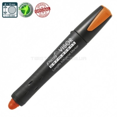 Сухий промисловий маркер PICA VISOR permanent Longlife Industrial Marker 990/054, Fluo-Orange PICA 990/054