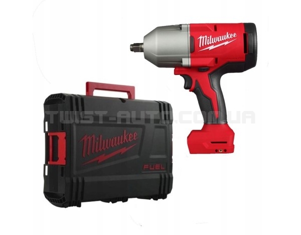 Гайковерт аккумуляторный бесщеточный MILWAUKEE 1/2" (1627 Нм) M18 BLHIWF12-0X, с кольцом (каркас) 4933492787