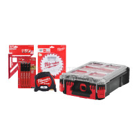 Промо набір для обробки дерева 8 предметів + Packout MILWAUKEE MILWAUKEE ACC 4932493287 Промо набір для обробки дерева 8 предметів + Packout MILWAUKEE MILWAUKEE ACC 4932493287