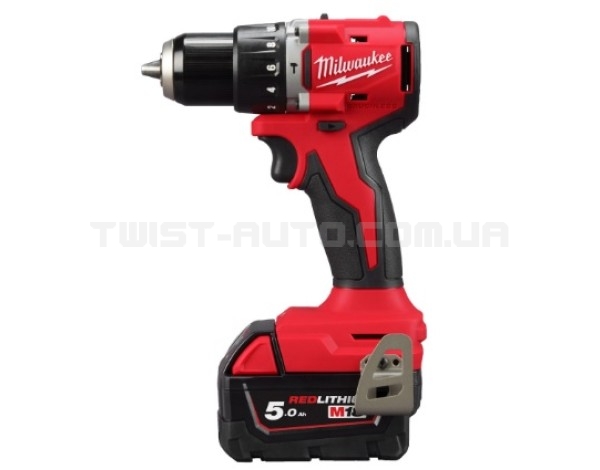 Дрель-шуруповёрт аккумуляторная бесщёточная ударная MILWAUKEE M18 BLPDRC-502C (60Нм) (ЗУ+2Х5Ач+кейс) MILWAUKEE 4933492826