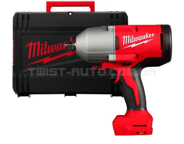 Гайковерт аккумуляторный бесщеточный MILWAUKEE 1/2" (1627 Нм) M18 BLHIWF12-0X, с кольцом (каркас) 4933492787