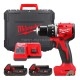 Дриль-шурупокрут акумуляторний безщітковий MILWAUKEE M18 BLDDRC-202C 61Нм (+ заряд.пристрій, 2 акум., HD кейс)