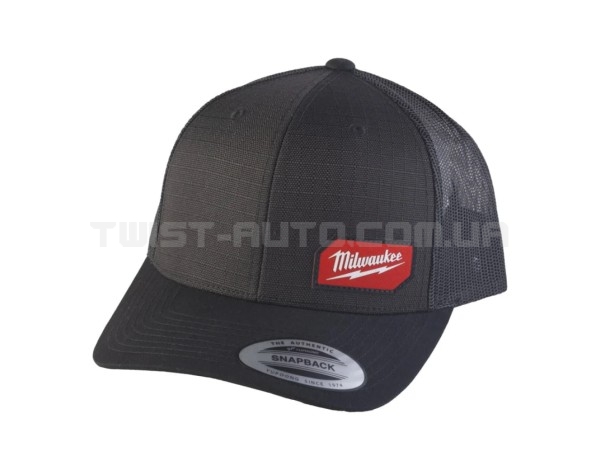 Бейсболка Snapback MILWAUKEE, чорна, ONE-SIZE