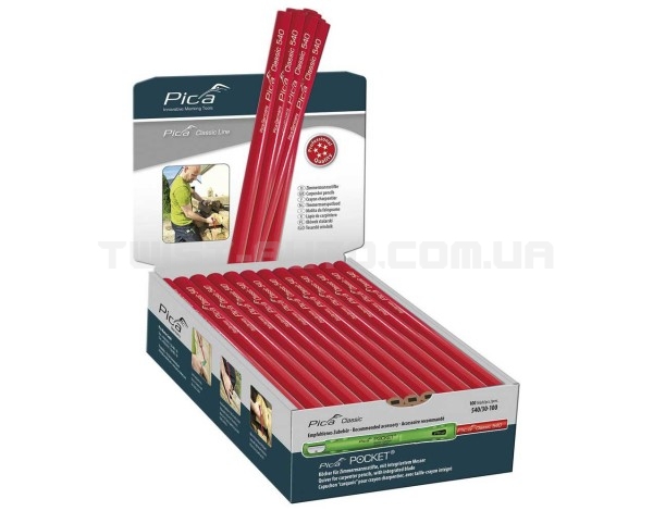 Олівець столярний Pica Classic 540 Carpenter 30cm, (100)