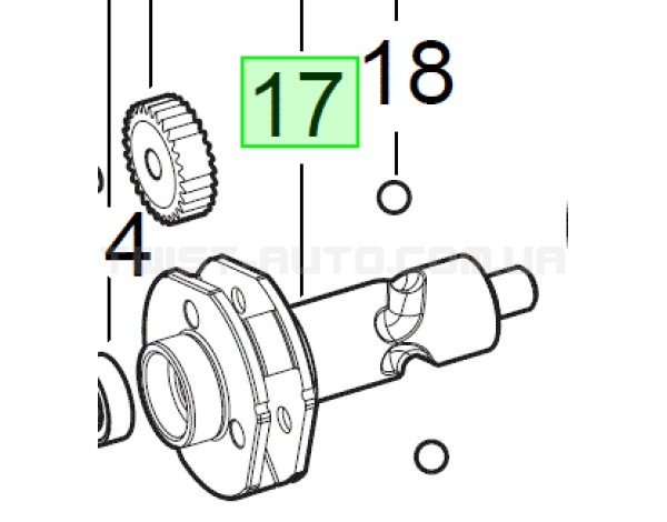 Розподільний вал/Milwaukee M18 FMTIW2F12