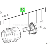 Корпус редуктора /Milwaukee M18 FMTIW2P12 MILWAUKEE 4931473590