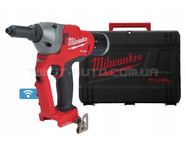 Заклепочник акумуляторний MILWAUKEE M18 ONEFPRT-0X, діаметр закл. 4,8-7,0мм (HD кейс)