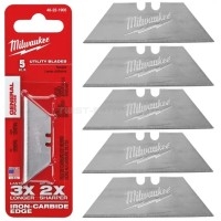 Леза змінні трапецієподібні універсальні MILWAUKEE, (5шт) MILWAUKEE ACC 48221905 Леза змінні трапецієподібні універсальні MILWAUKEE, (5шт) MILWAUKEE ACC 48221905