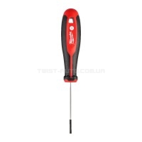 Викрутка магнітна MILWAUKEE з тригранною рукояткою SL 0,5x3x75 MILWAUKEE ACC 4932471775