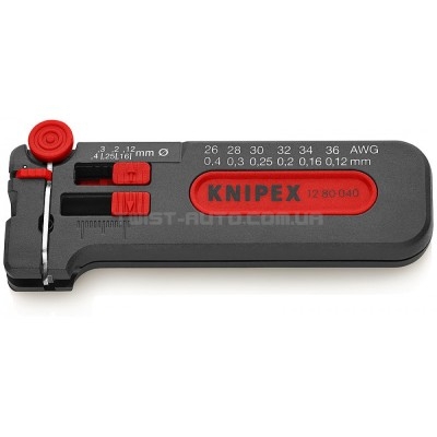 Знімач ізоляції модель Mini KNIPEX 12 80 040 SB KNIPEX 12 80 040 SB