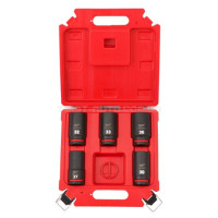 Набір головок 1'' STD SHOCKWAVE MILWAUKEE, подовжених (27-36мм) (5шт), пластиковий кейс MILWAUKEE ACC 4932498752 Набір головок 1'' STD SHOCKWAVE MILWAUKEE, подовжених (27-36мм) (5шт), пластиковий кейс MILWAUKEE ACC 4932498752