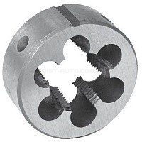 Плашка трубна G (BSP) 1/4"х19; HSS, DIN 5158, 38 х 10 мм VOLKEL 25414 VÖLKEL 25414_vl Плашка трубна G (BSP) 1/4"х19; HSS, DIN 5158, 38 х 10 мм VOLKEL 25414 VÖLKEL 25414_vl