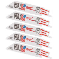 Полотно для шабельної пили THIN KERF MILWAUKEE, 100мм/ крок зуба 1,8мм, (5шт), (метал) MILWAUKEE ACC 48005181 Полотно для шабельної пили THIN KERF MILWAUKEE, 100мм/ крок зуба 1,8мм, (5шт), (метал) MILWAUKEE ACC 48005181