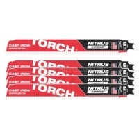 Полотно для шабельної пили TORCH CARBIDE NITRUS MILWAUKEE, 230/2,5 мм, (5шт), (метал) MILWAUKEE ACC 48006552 Полотно для шабельної пили TORCH CARBIDE NITRUS MILWAUKEE, 230/2,5 мм, (5шт), (метал) MILWAUKEE ACC 48006552