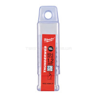 Свердло по металу THUNDERWEB HSS-G MILWAUKEE DIN338, діаметр 1,2х38 мм, (10шт) MILWAUKEE ACC 4932459827 Свердло по металу THUNDERWEB HSS-G MILWAUKEE DIN338, діаметр 1,2х38 мм, (10шт) MILWAUKEE ACC 4932459827