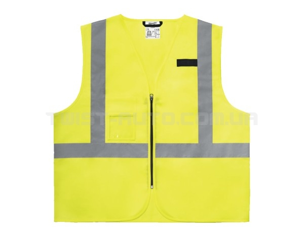 Жилет сигнальний Hi-Viz MILWAUKEE, жовтий (2XL/3XL)