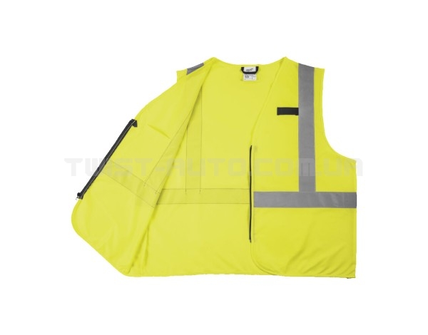 Жилет сигнальний Hi-Viz MILWAUKEE, жовтий (2XL/3XL)