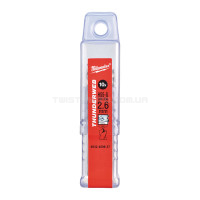Свердло по металу THUNDERWEB HSS-G MILWAUKEE DIN338, O2,6х57мм, (10шт) MILWAUKEE ACC 4932459837 Свердло по металу THUNDERWEB HSS-G MILWAUKEE DIN338, O2,6х57мм, (10шт) MILWAUKEE ACC 4932459837
