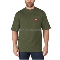 Футболка MILWAUKEE, WTSS з карманом та коротким рукавом, зелена, розмір S MILWAUKEE 4932493018 Футболка MILWAUKEE, WTSS з карманом та коротким рукавом, зелена, розмір S MILWAUKEE 4932493018
