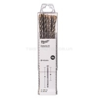 Бур SDS-PLUS 4C Contractor MILWAUKEE, O6х160мм, (10шт) MILWAUKEE ACC 4932498870 Бур SDS-PLUS 4C Contractor MILWAUKEE, O6х160мм, (10шт) MILWAUKEE ACC 4932498870