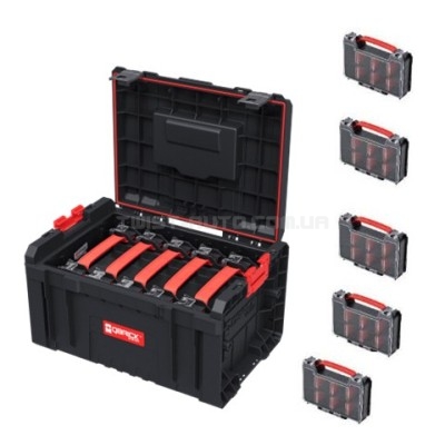 Ящик для інструментів QBRICK SYSTEM PRO TOOLBOX + 5 штук органайзерів PRO ORGANIZER MULTI QBRICK SYSTEM Z257776PG003