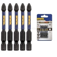 Бита IMPACT PRO 1/4"/57мм PZ2 5шт, IRWIN IRWIN IW6061404 Бита IMPACT PRO 1/4"/57мм PZ2 5шт, IRWIN IRWIN IW6061404