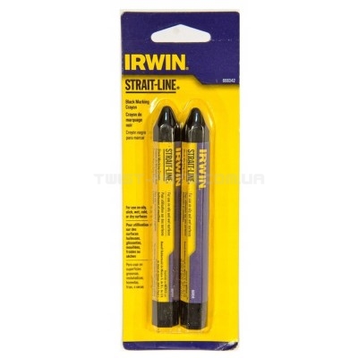 Мелок-карандаш разметочный Irwin Strait-Line 2 шт Черный (666042) IRWIN 666042