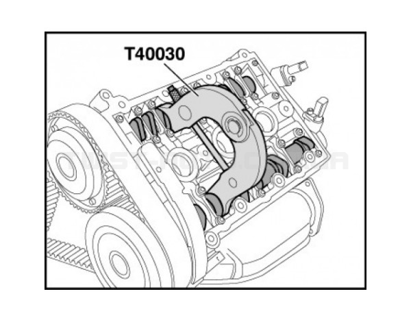 Пристрій для фіксації розподільного валу VW, AUDI T40030 FORCE 902G6