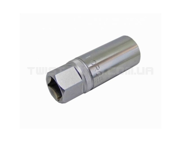Свічкова головка 1/2" 18 мм, L=65 мм FORCE 807418 Свічкова головка 1/2" 18 мм, L=65 мм FORCE 807418