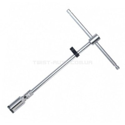  Ключ свечной 3/8" Т-обр. с карданом 20.6 мм, L=300 мм FORCE 807330020.6U