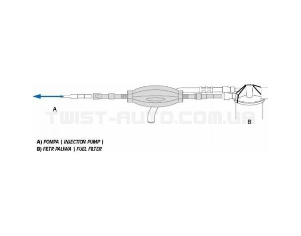 Насос для прокачки воздуха из топличных систем (груша) ASTA A-WH101A