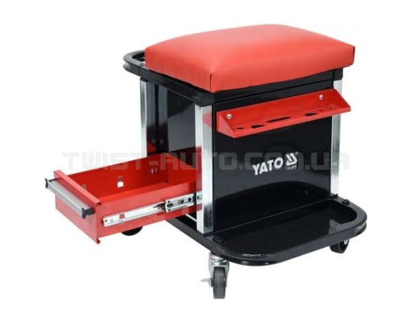 Табурет для майстра з двома висувними ящиками YATO YT-08790