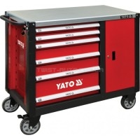 Инструментальная тележка с 6 ящиками YATO YT-09002 - YT-09002