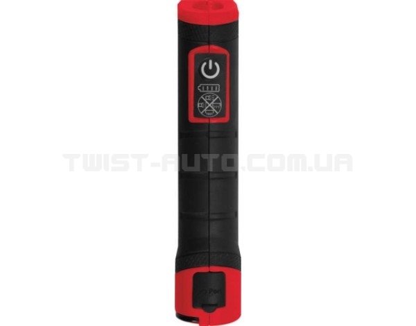 Ліхтарик багатофункціональний акумуляторний 5W COB, 500LM + 40LM, UV T YATO YT-08517