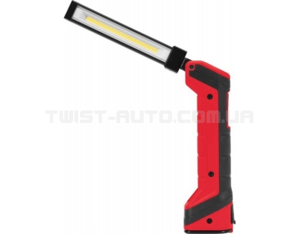 Ліхтарик багатофункціональний акумуляторний 5W COB, 500LM + 40LM, UV T YATO YT-08517