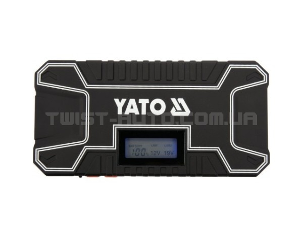 Пусковий пристрій LI-POL YATO: 12000 м/год, 300/500 А, живлення USB: 5В, 2А YT-83082 YATO