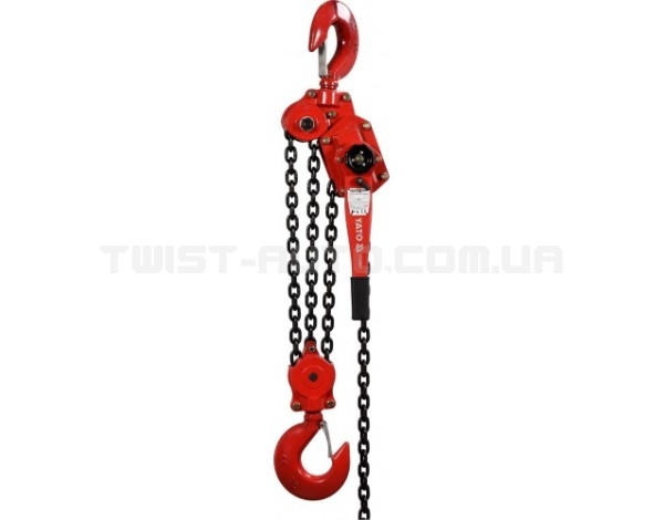 Таль ручна, H = 1.5 м, F = 9 т YATO YT-58968
