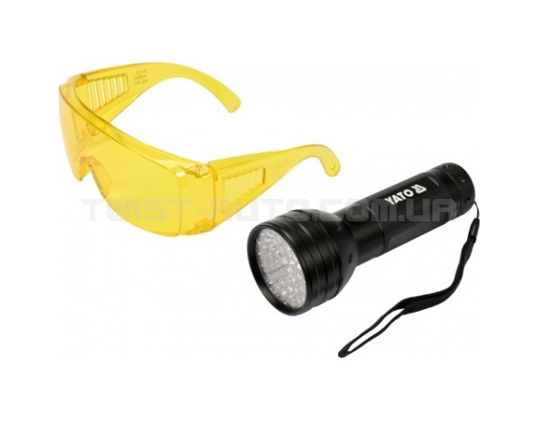 Набір для пошуку витоків холодоагенту UV ліхтар 51-led+окуляри