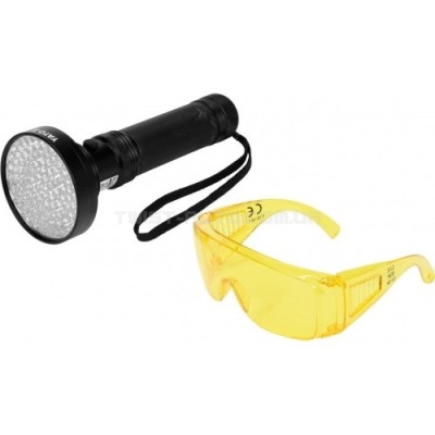 Ультрафіолетовий ліхтар + окуляри для визначення витоку фреону YATO YT-08582