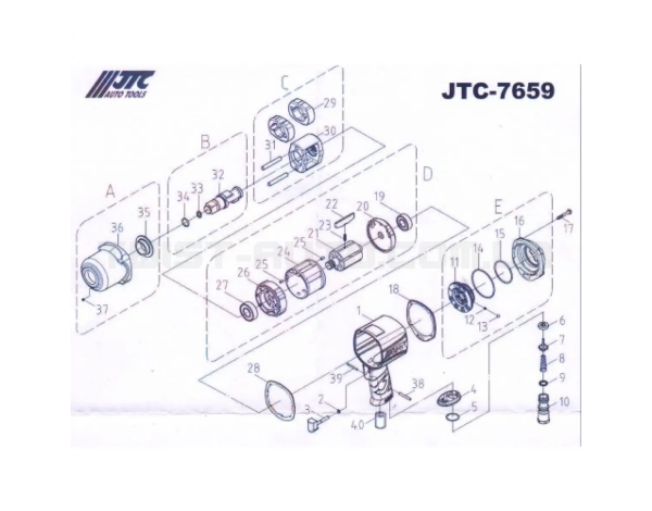 Кулька металева до гайковерту 3/4" 7659 JTC (7659-13 JTC)