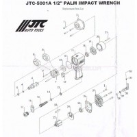 Решітка повітроводу для гайковерта пневматичного 1/2" (5001A JTC) 5001A-16 JTC