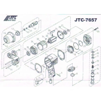 Ротор для гайковерта пневматического 1/2" 7657 JTC 7657-30 JTC Ротор для гайковерта пневматического 1/2" 7657 JTC 7657-30 JTC