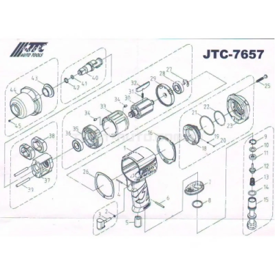Ротор для гайковерта пневматического 1/2" 7657 JTC 7657-30 JTC