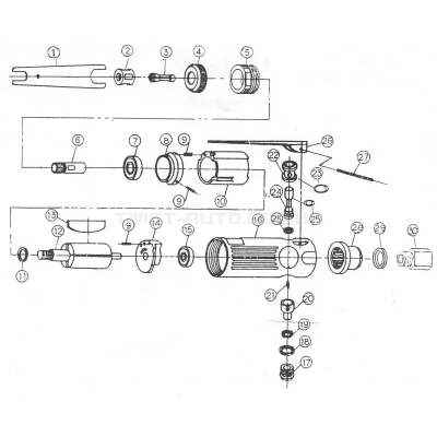 Цанга для бормашинки (3822 JTC) 3822-03 JTC