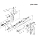 Опорная пластина задняя-ремкомплект для пневмотрещотки 1/2" (3801 JTC) 3801-18 JTC