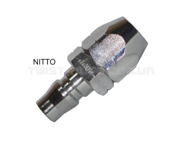 Штуцер для швидкороз'єму тип Nitto під шланг d=8x12 мм - 40PP