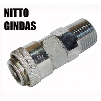Швидкороз'єм для пневмосистеми зовнішнє різьблення тип Nitto 1/2" (m) SUMAKE 40SMO - 40SMO