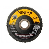 Круг лепестковый зачистной NINJA, Р36, 125 х 22,2 мм Т27// 65V503 VIROK - 65V503